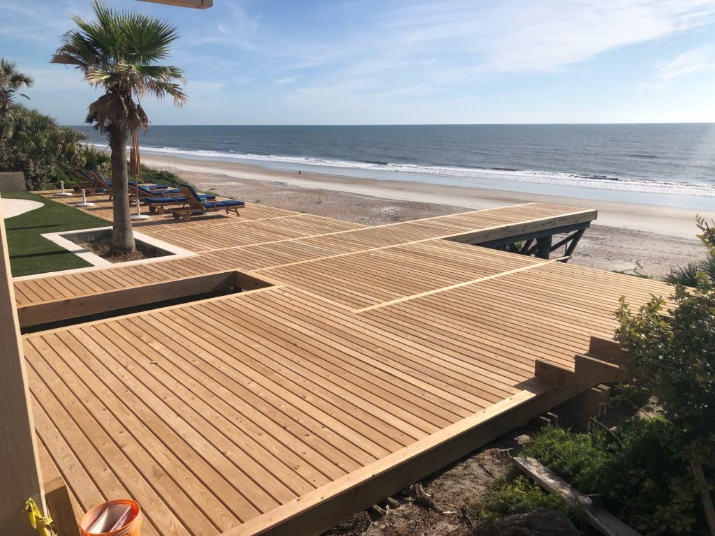 Macrocarpa Decking